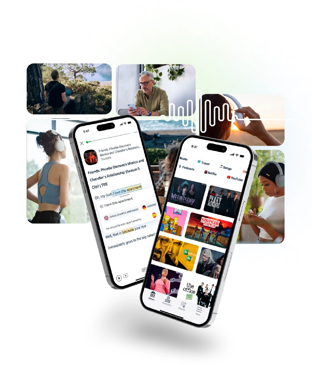 LingQ mobile app available for Android and iOS devices