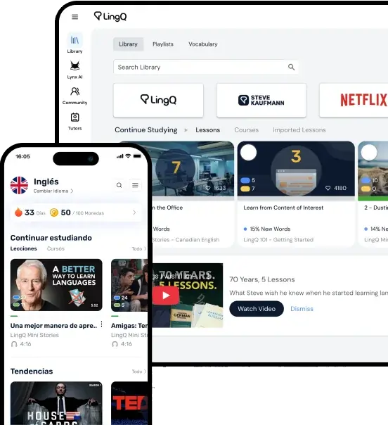 Language learning platform for business teams